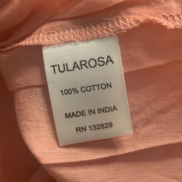 x REVOLVE Isabella Dress Tularosa Color: Blush Size: L Brand New NWOT - Picture 9 of 9